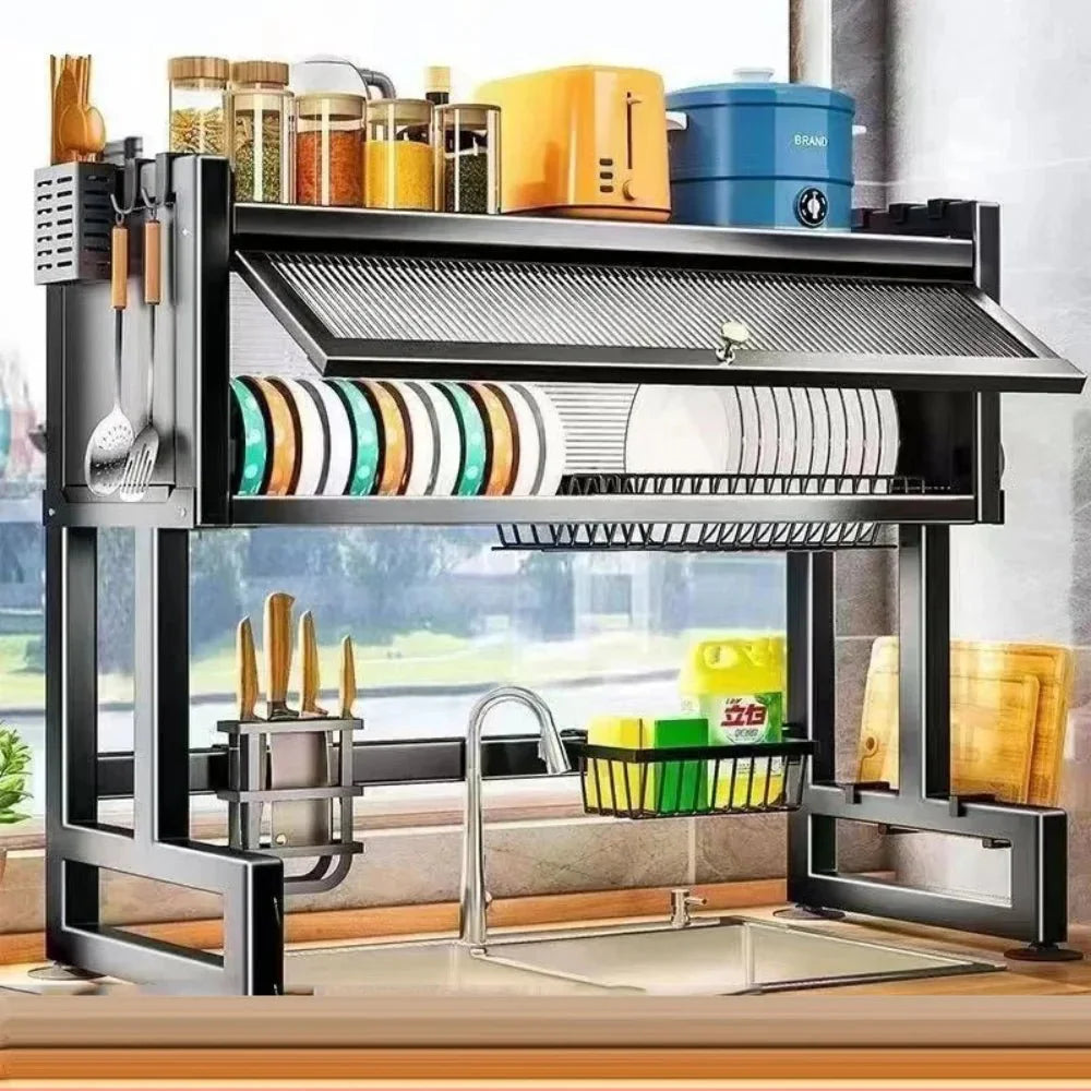 منظم الأواني فوق الحوض